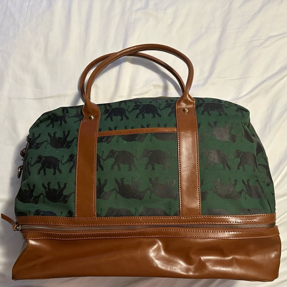 ModCloth Camp Director Weekender Bag - Elephant Print